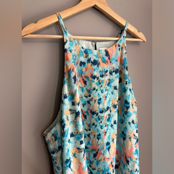 Decree Watercolor High Neck Sundress Dress Juniors Size 2X /fits Womens 1x/2x - Picture 10 of 10